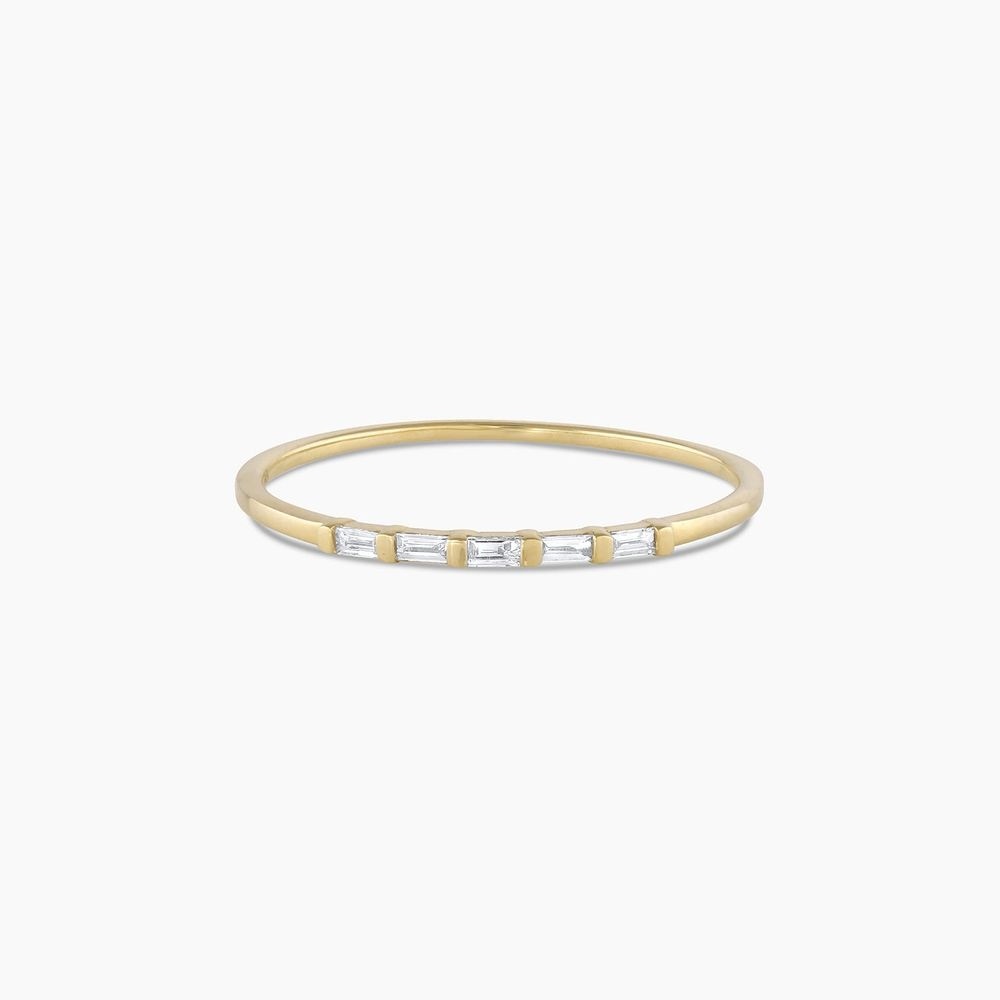 Gorjana • Size 6 Diamond Row Morgan Ring